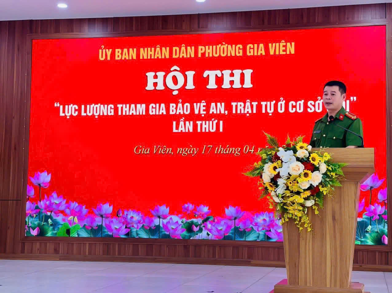 Phường Gia Viên triển khai Hội thi lực lượng tham gia bảo vệ an ninh, trật tự ở cơ sở giỏi toàn quốc (lần thứ I)